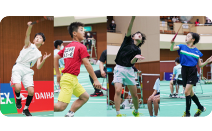 Badminton<br /> (support for Tournaments and the National Elementary School ABC Tournament)
