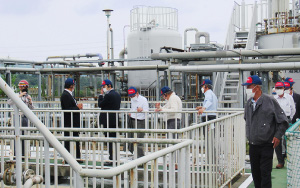 Environmental patrol at the Shiga  (Ryuoh) Plant