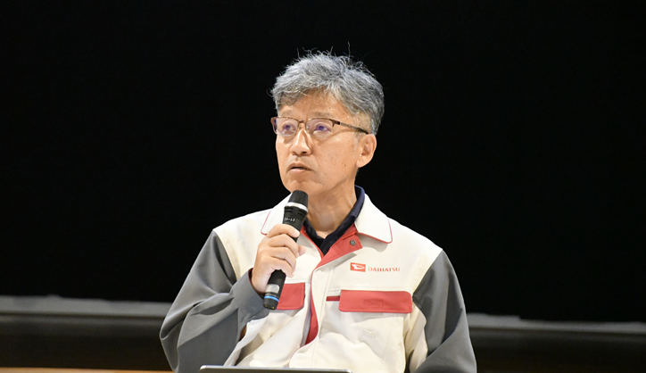 対話の様子は全社にリアルタイムで配信