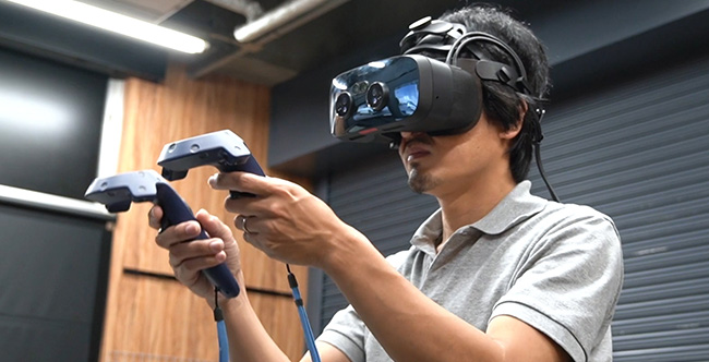 VRで外形モデルを評価