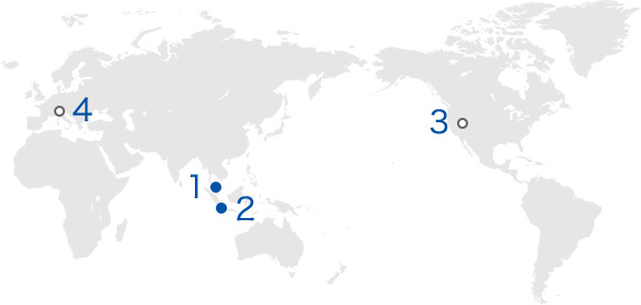 海外拠点マップ図