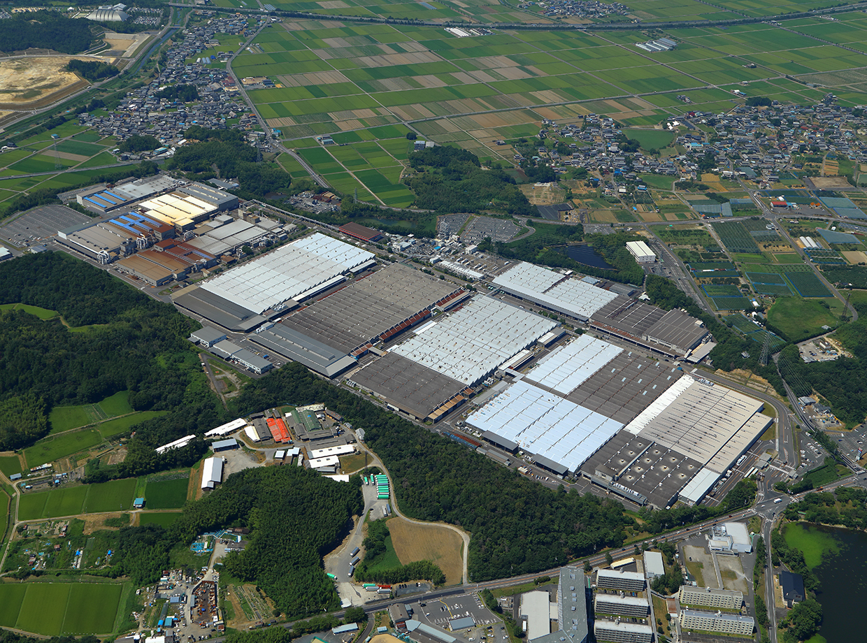 滋賀工場 空撮